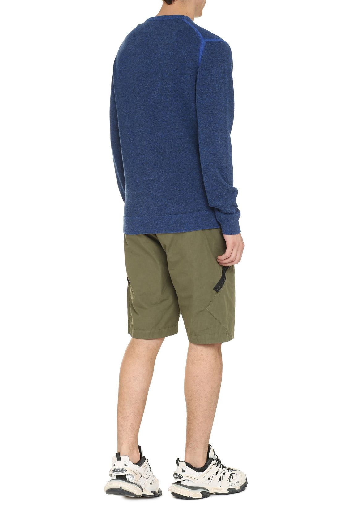 C.P. Company-OUTLET-SALE-Linen blend crew-neck sweater-ARCHIVIST