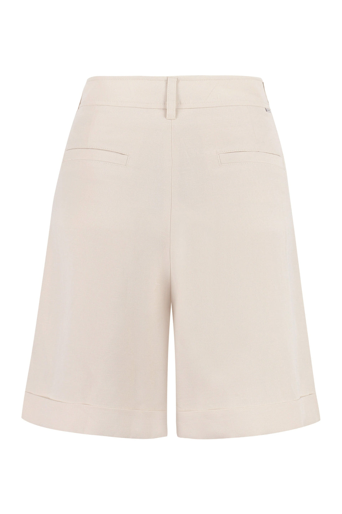 Woolrich-OUTLET-SALE-Linen blend shorts-ARCHIVIST