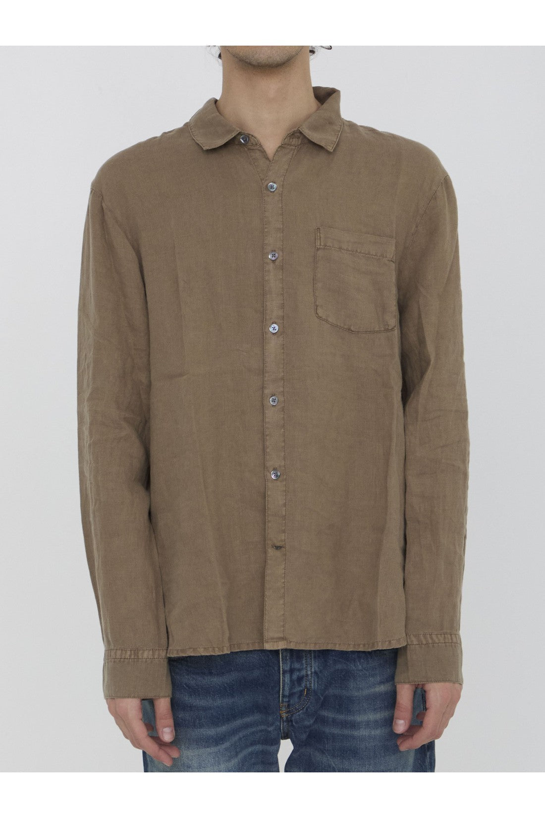 James Perse-OUTLET-SALE-Linen shirt-ARCHIVIST