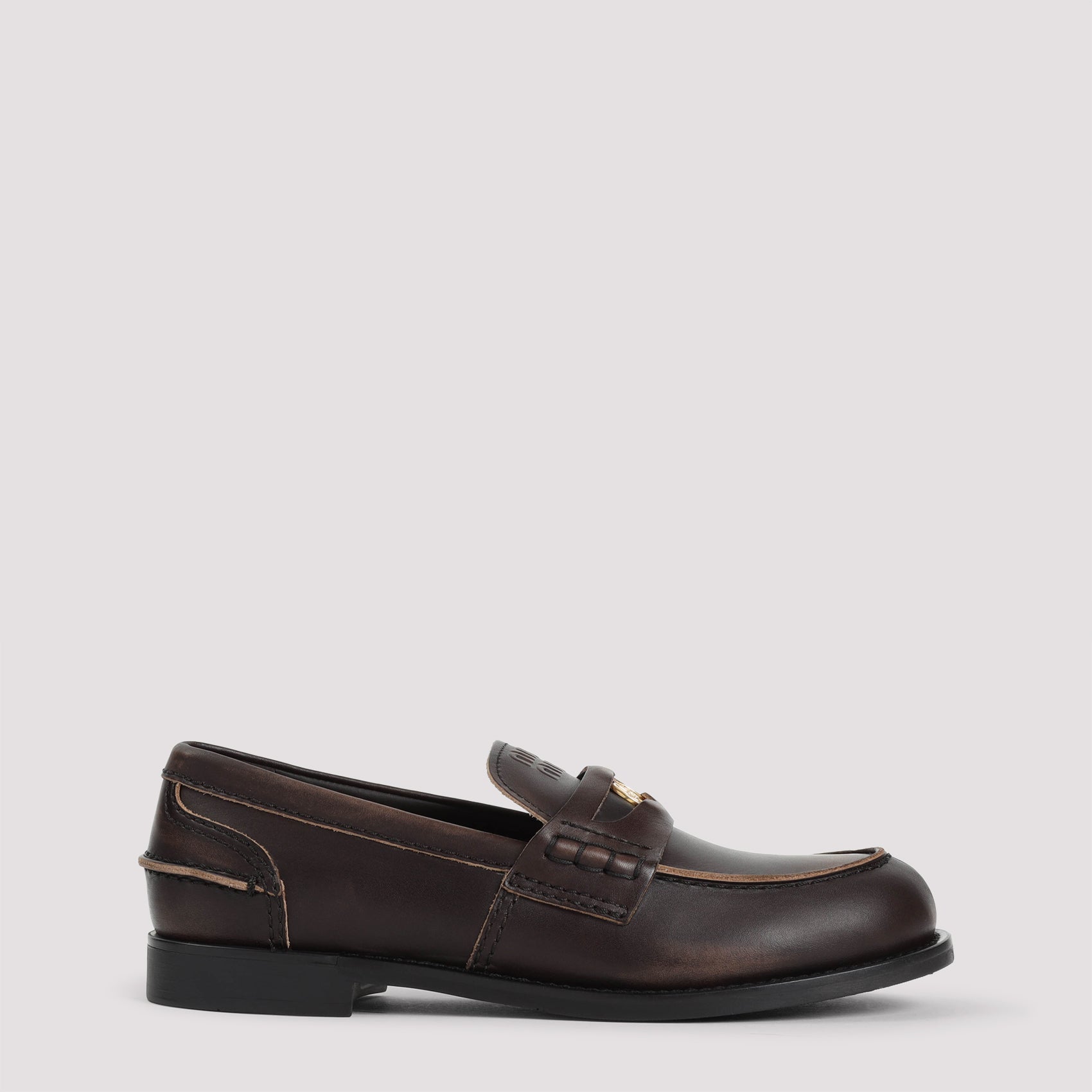 Miu Miu-OUTLET-SALE-Loafer BRAUN-ARCHIVIST