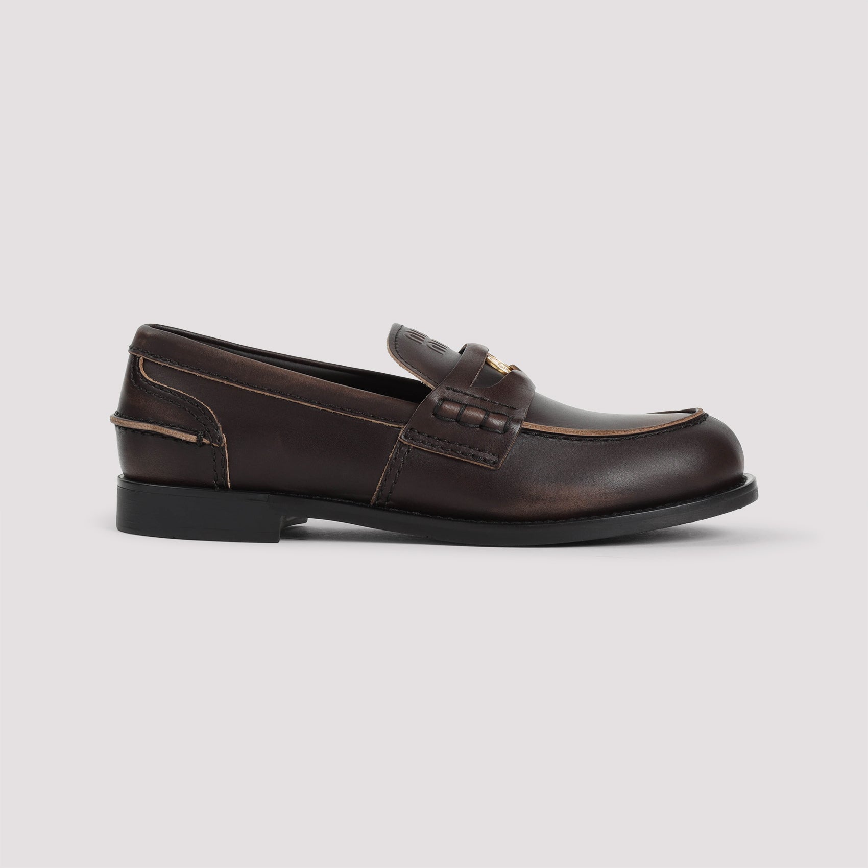 Miu Miu-OUTLET-SALE-Loafer BRAUN-ARCHIVIST