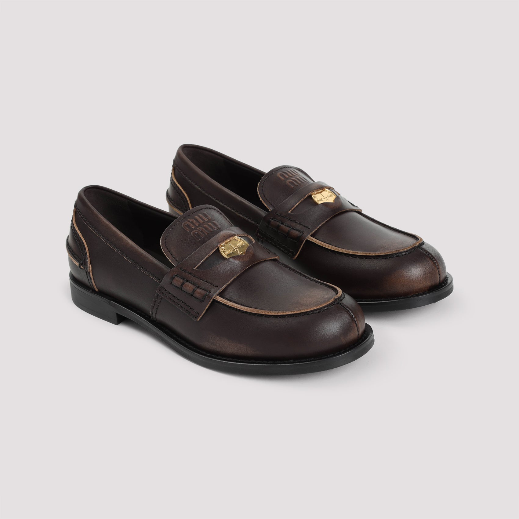 Miu Miu-OUTLET-SALE-Loafer BRAUN-ARCHIVIST