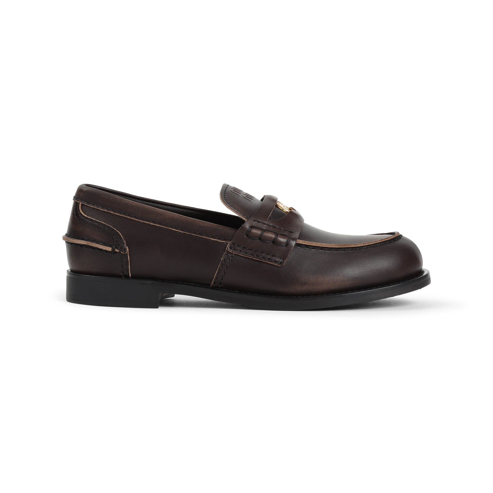 Miu Miu-OUTLET-SALE-Loafer BRAUN-ARCHIVIST
