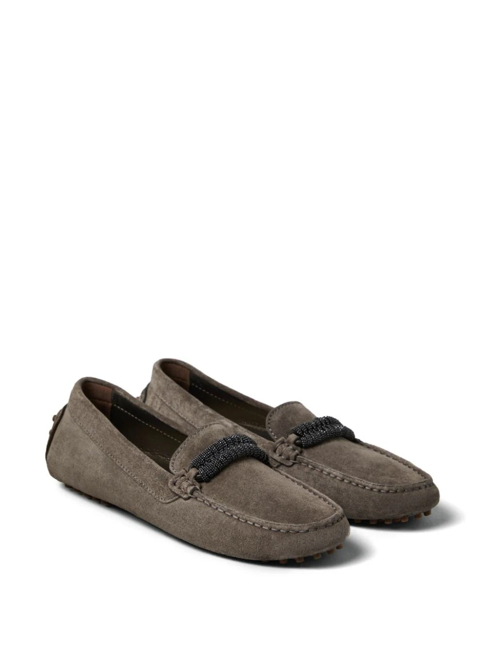 BRUNELLO CUCINELLI-OUTLET-SALE-Loafer Braun-ARCHIVIST