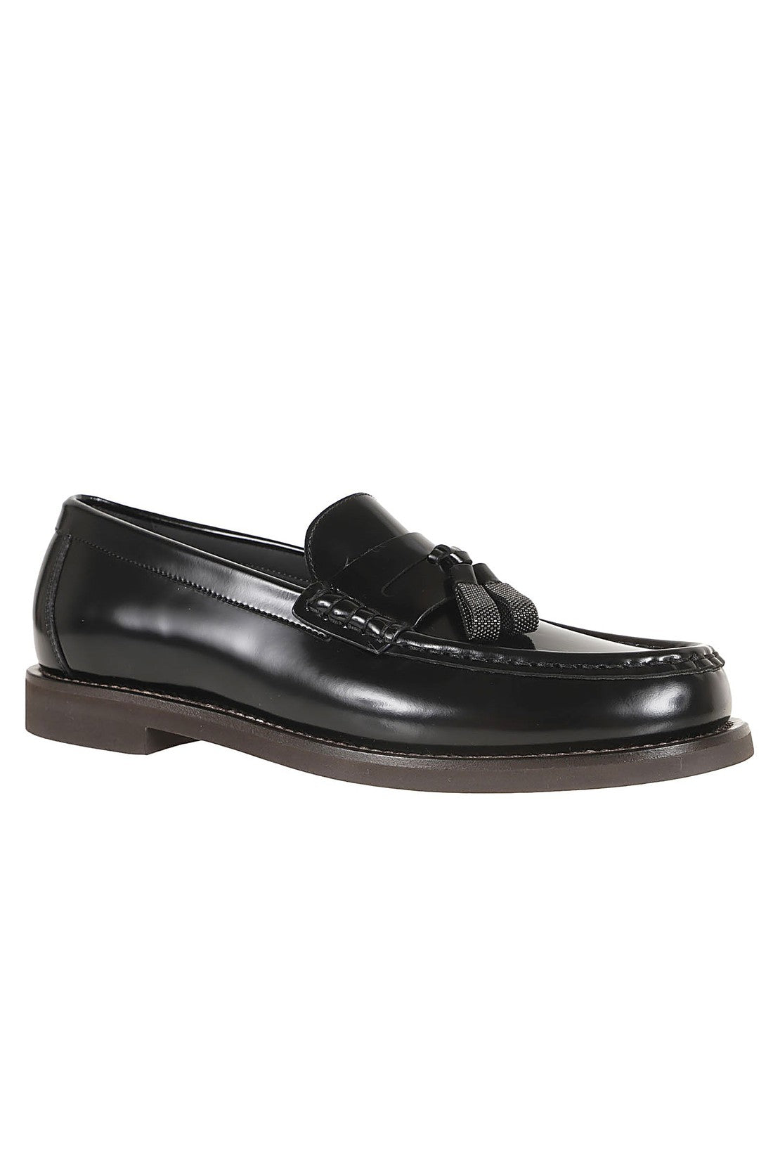 BRUNELLO CUCINELLI-OUTLET-SALE-Loafer SCHWARZ-ARCHIVIST