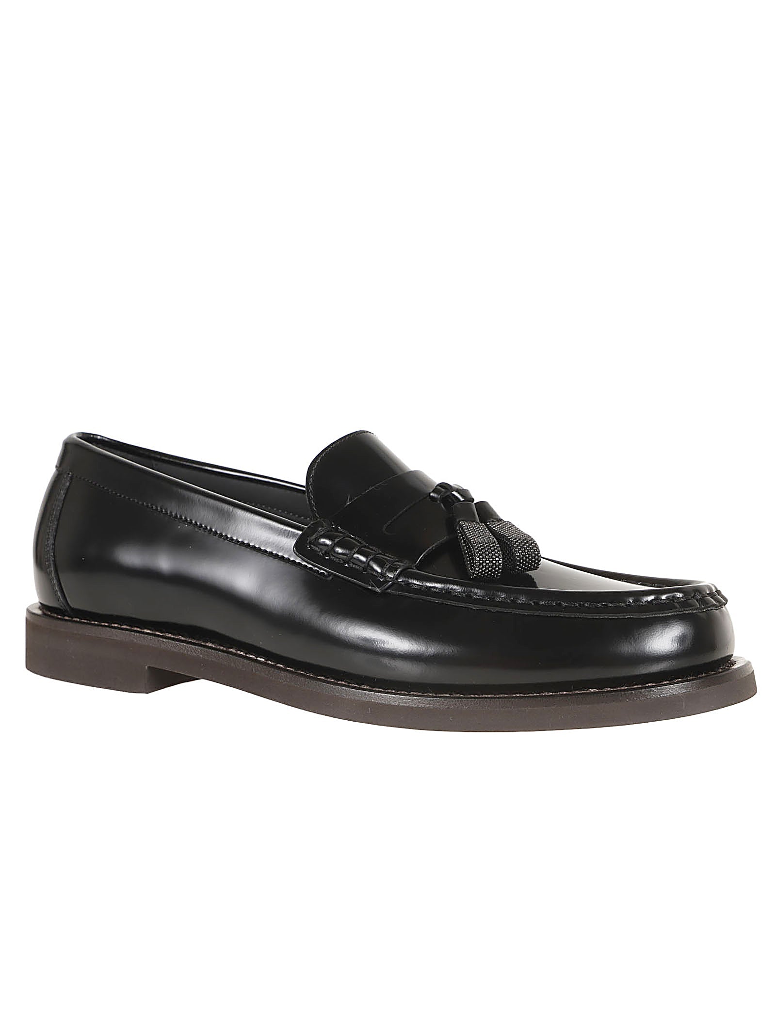 BRUNELLO CUCINELLI-OUTLET-SALE-Loafer SCHWARZ-ARCHIVIST