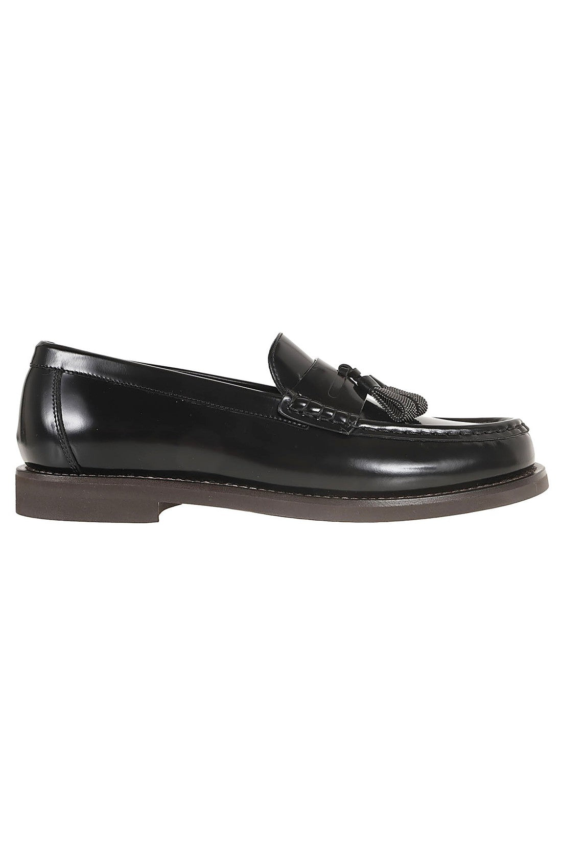 BRUNELLO CUCINELLI-OUTLET-SALE-Loafer SCHWARZ-ARCHIVIST