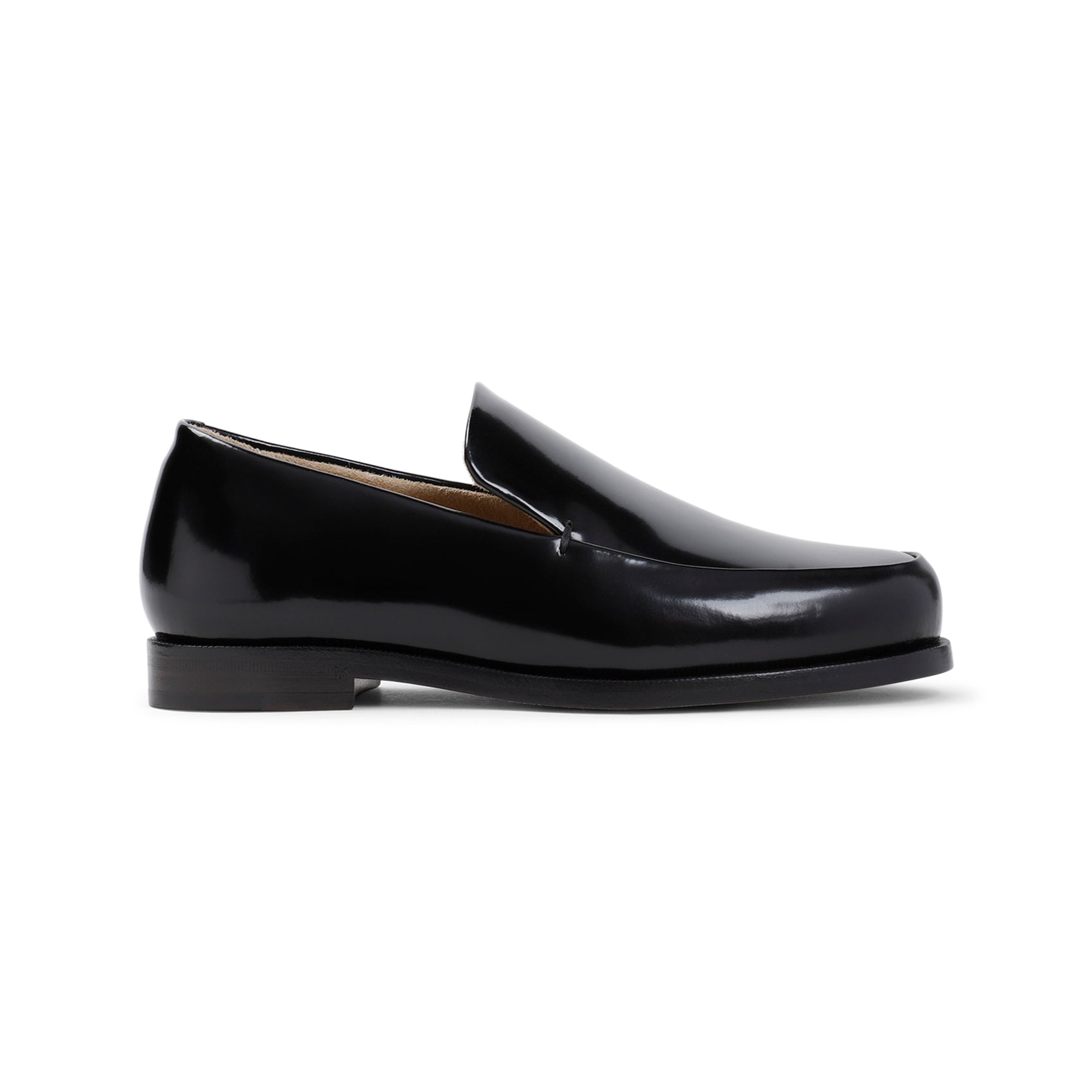 KHAITE-OUTLET-SALE-Loafer SCHWARZ-ARCHIVIST