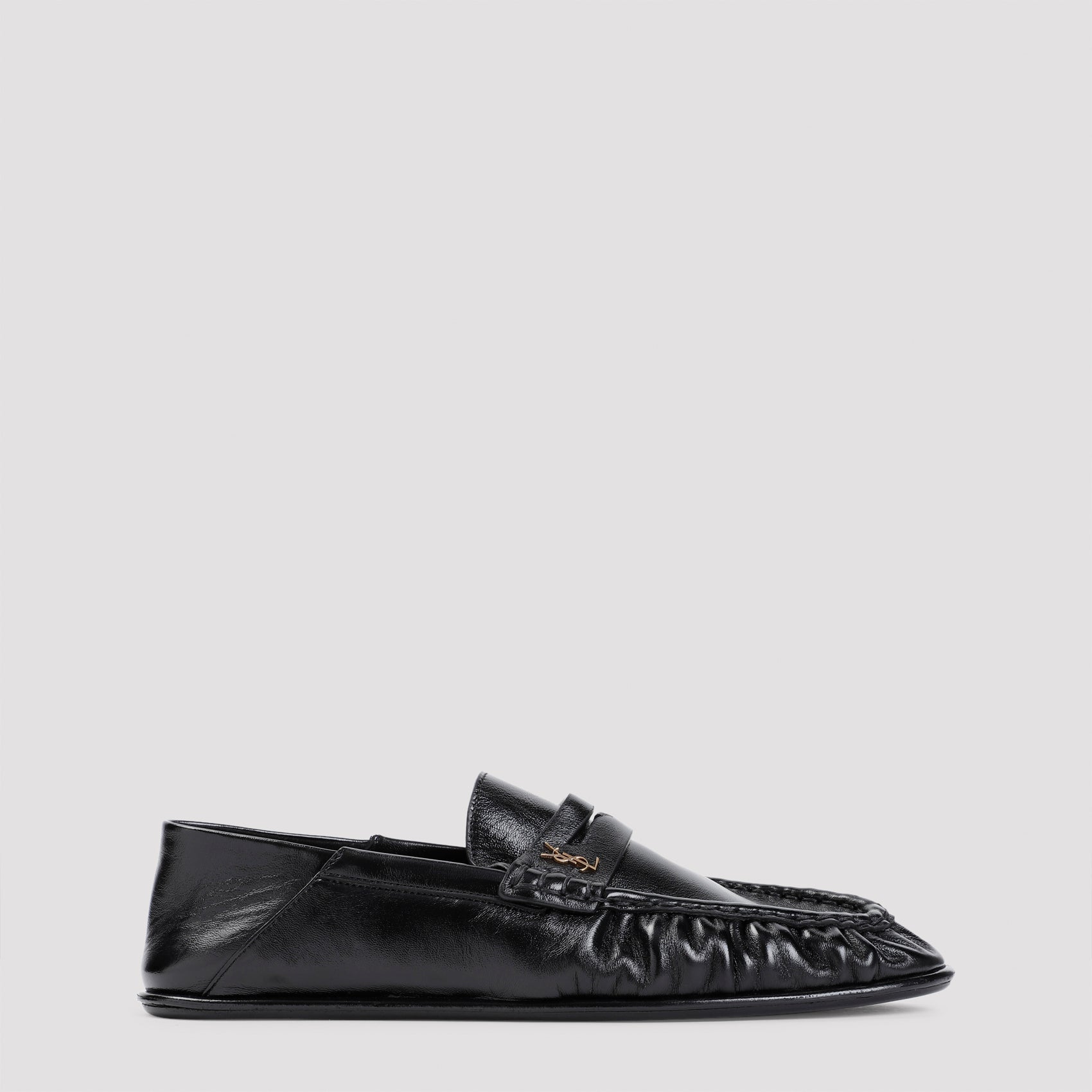 SAINT LAURENT-OUTLET-SALE-Loafer SCHWARZ-ARCHIVIST