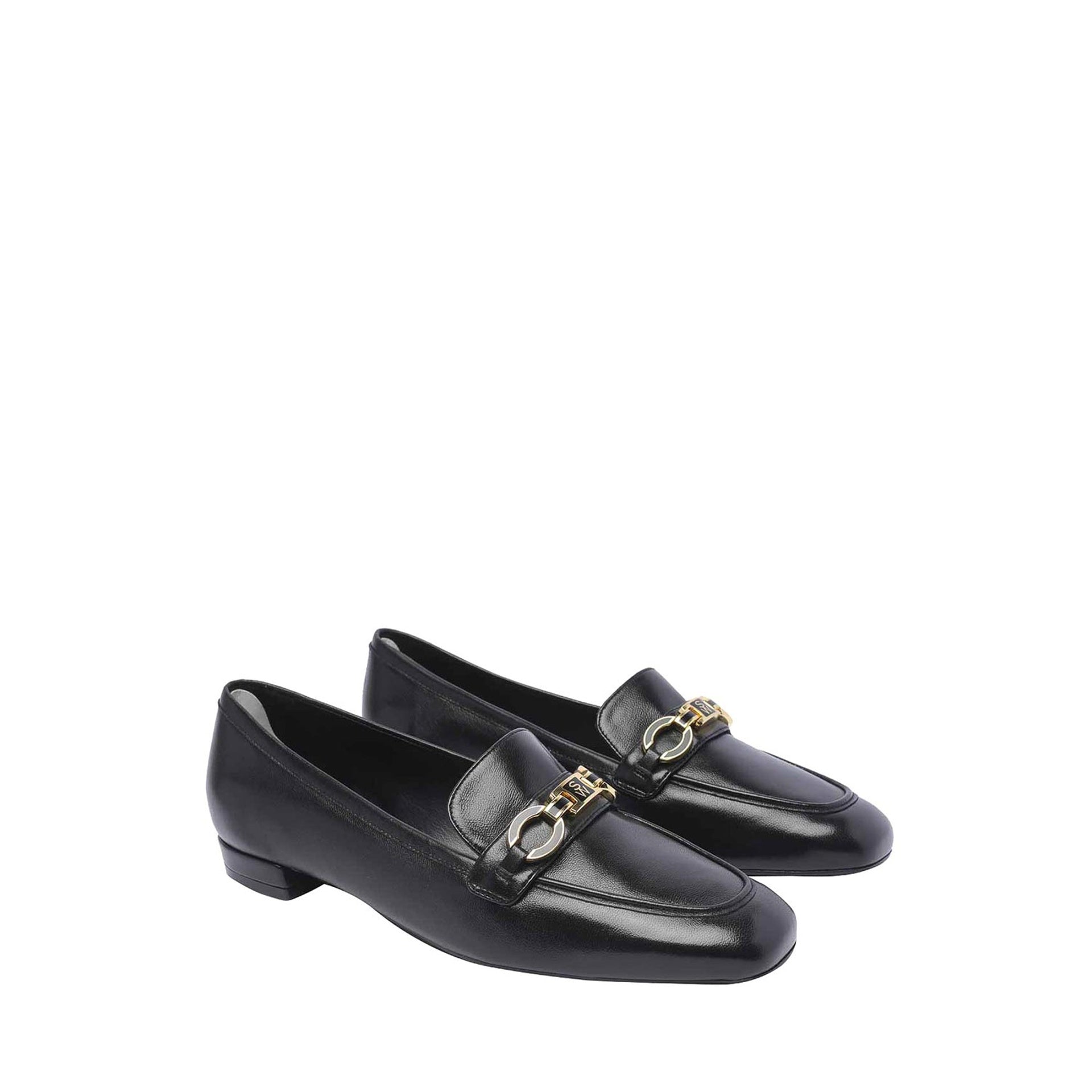 Stuart Weitzman-OUTLET-SALE-Loafer SCHWARZ-ARCHIVIST
