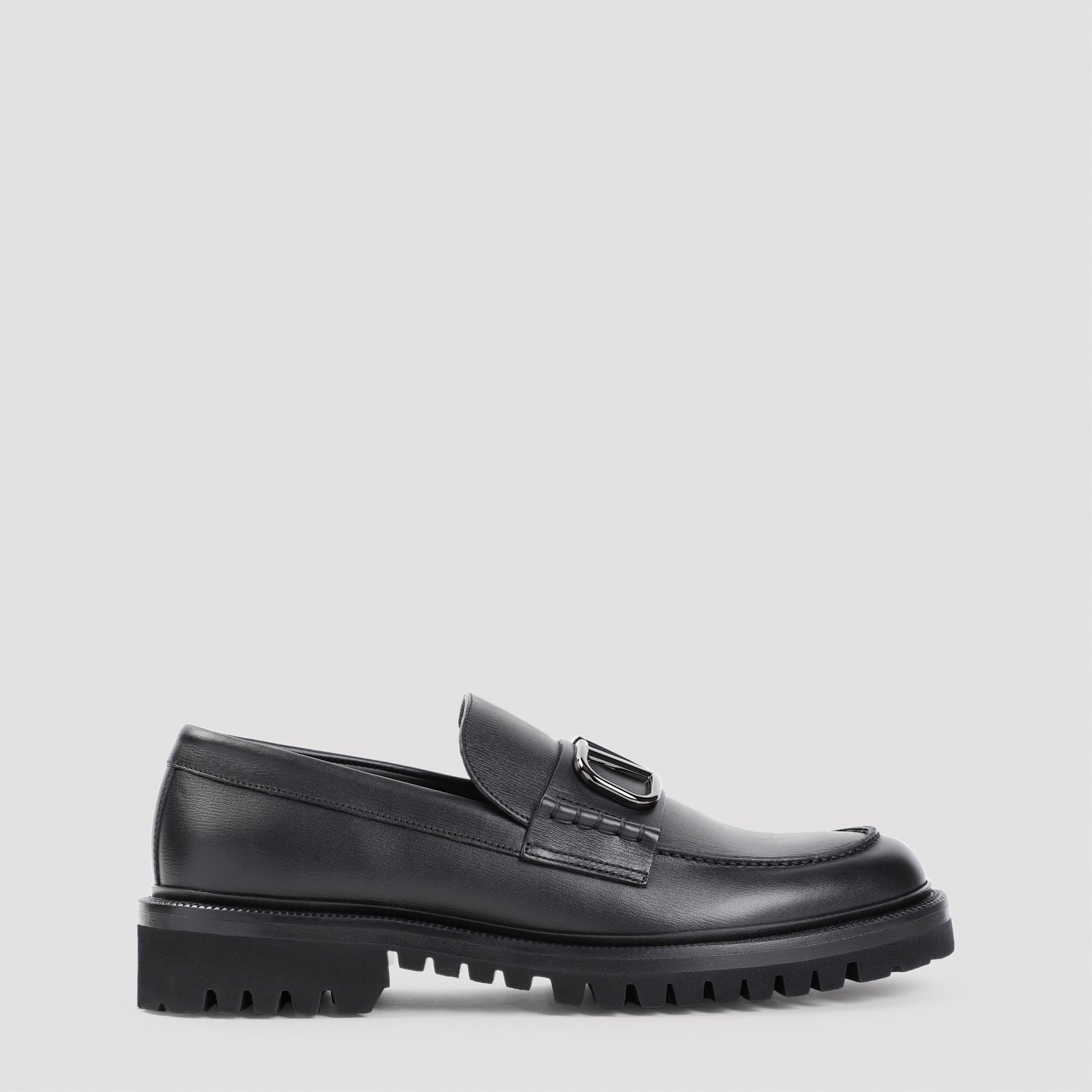 VALENTINO GARAVANI-OUTLET-SALE-Loafer SCHWARZ-ARCHIVIST