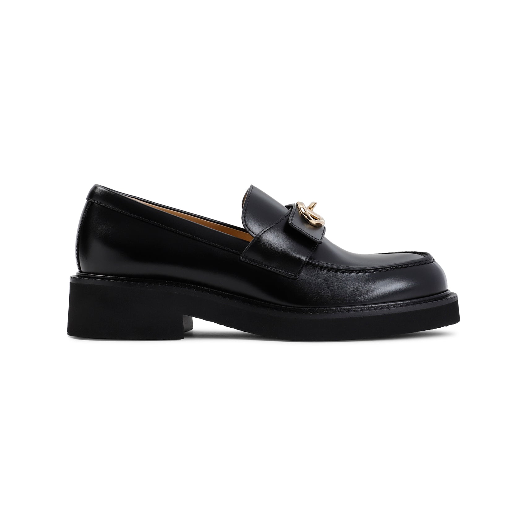 VALENTINO GARAVANI-OUTLET-SALE-Loafer SCHWARZ-ARCHIVIST