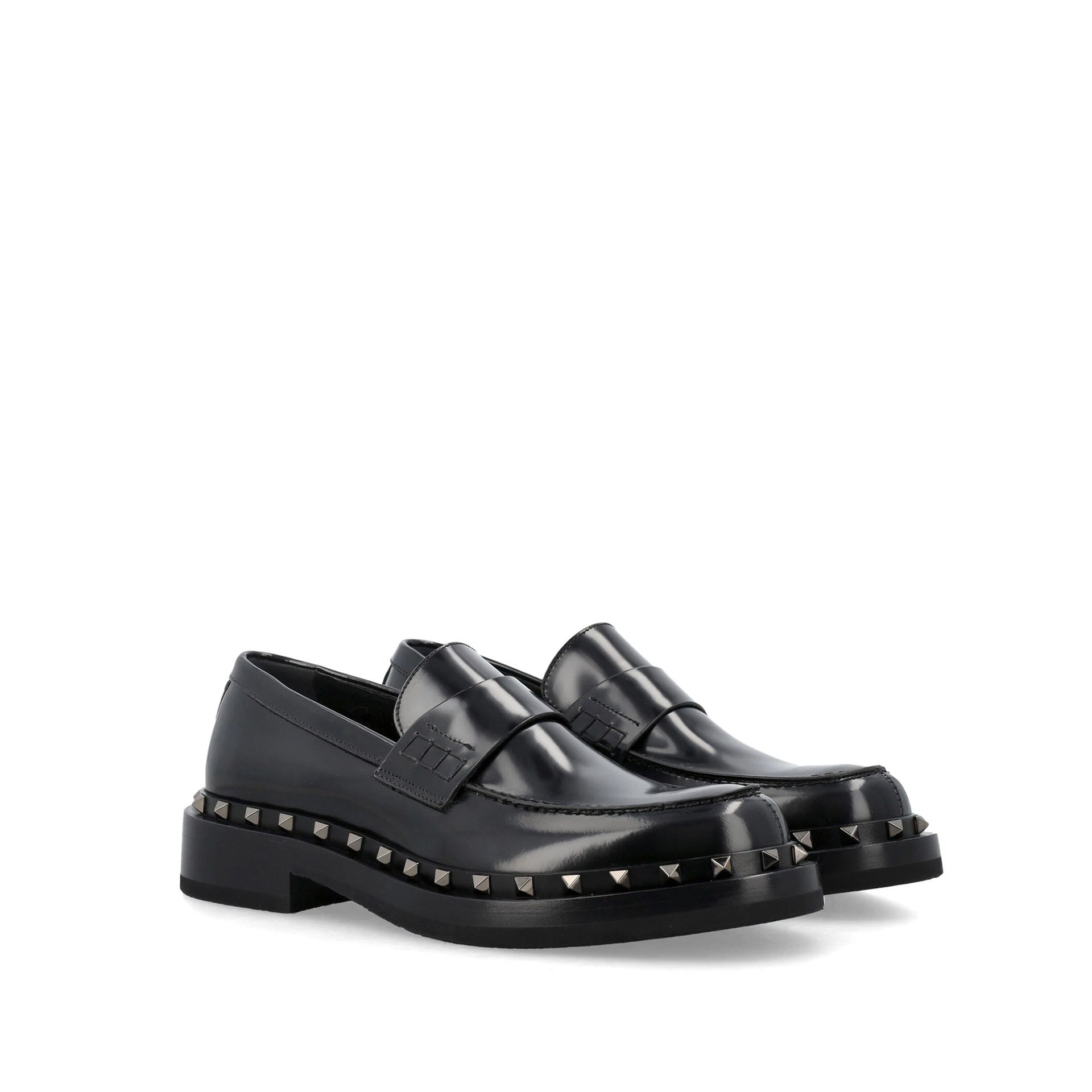 Valentino Garavani-OUTLET-SALE-Loafer SCHWARZ-ARCHIVIST