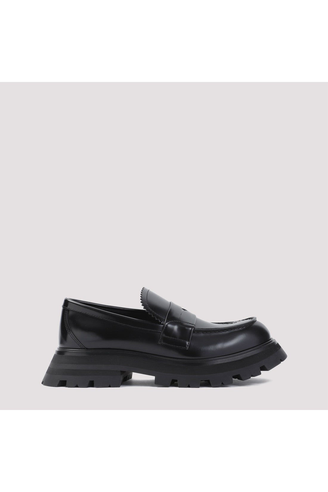 ALEXANDER MCQUEEN-OUTLET-SALE-Loafer Schwarz-ARCHIVIST