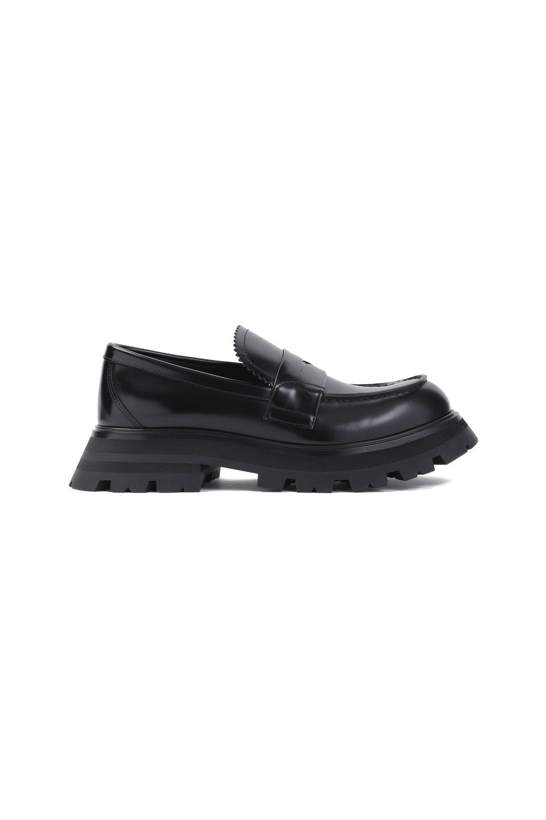 ALEXANDER MCQUEEN-OUTLET-SALE-Loafer Schwarz-ARCHIVIST