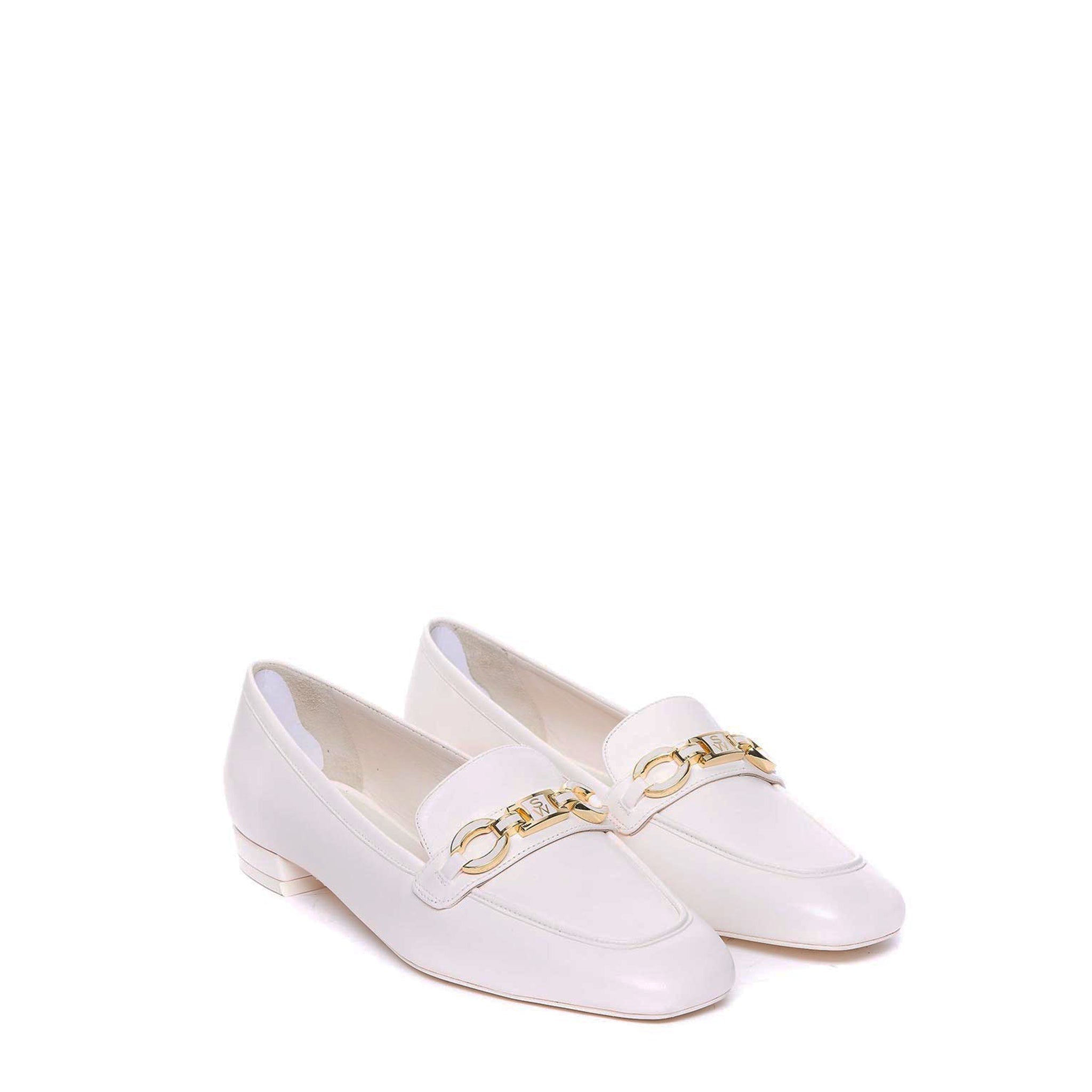 Stuart Weitzman-OUTLET-SALE-Loafer WEISS-ARCHIVIST