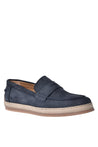 Loafer in blue nubuck