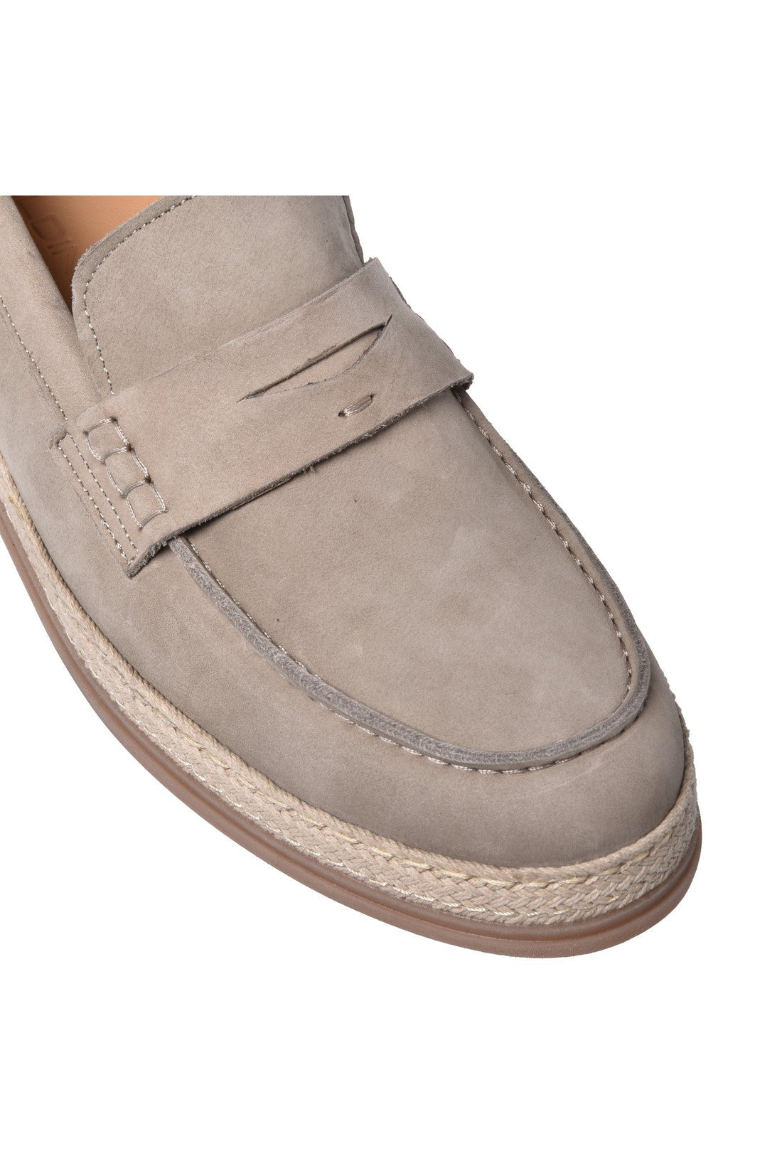 Loafer in taupe nubuck