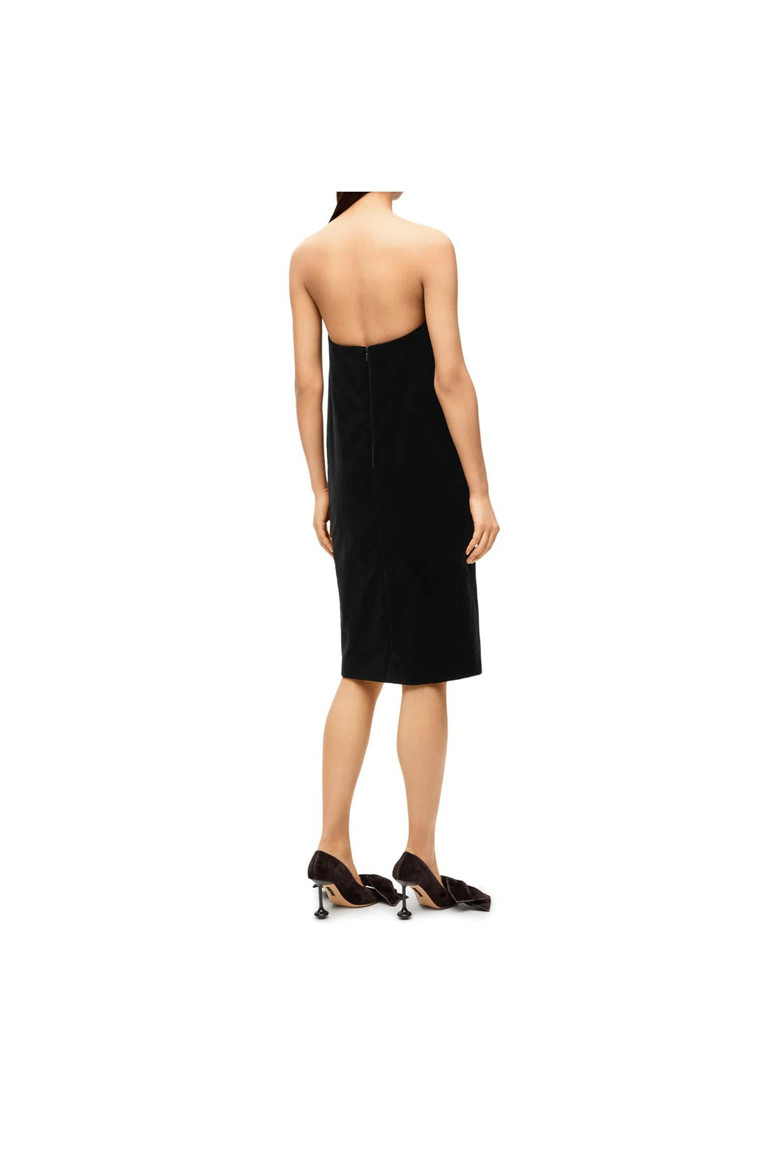 LOEWE-OUTLET-SALE-Loewe Bustier Velvet Dress-ARCHIVIST