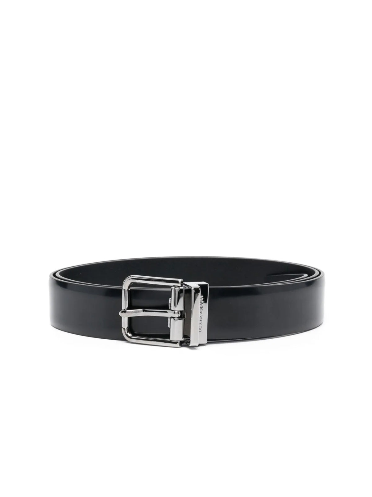 Dolce & Gabbana-OUTLET-SALE-Logo Buckle Leather Belt-ARCHIVIST