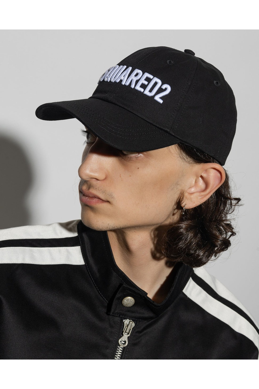 Dsquared2-OUTLET-SALE-Logo Embroidered Baseball Cap-ARCHIVIST