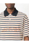 Lanvin-OUTLET-SALE-Logo Embroidered Striped Polo Shirt-ARCHIVIST