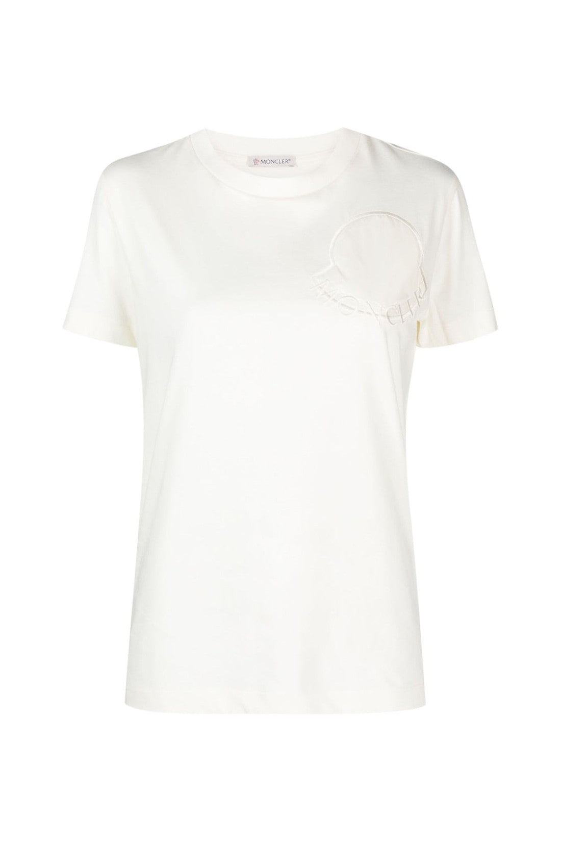 Moncler-OUTLET-SALE-Logo Embroidered T-Shirt-ARCHIVIST