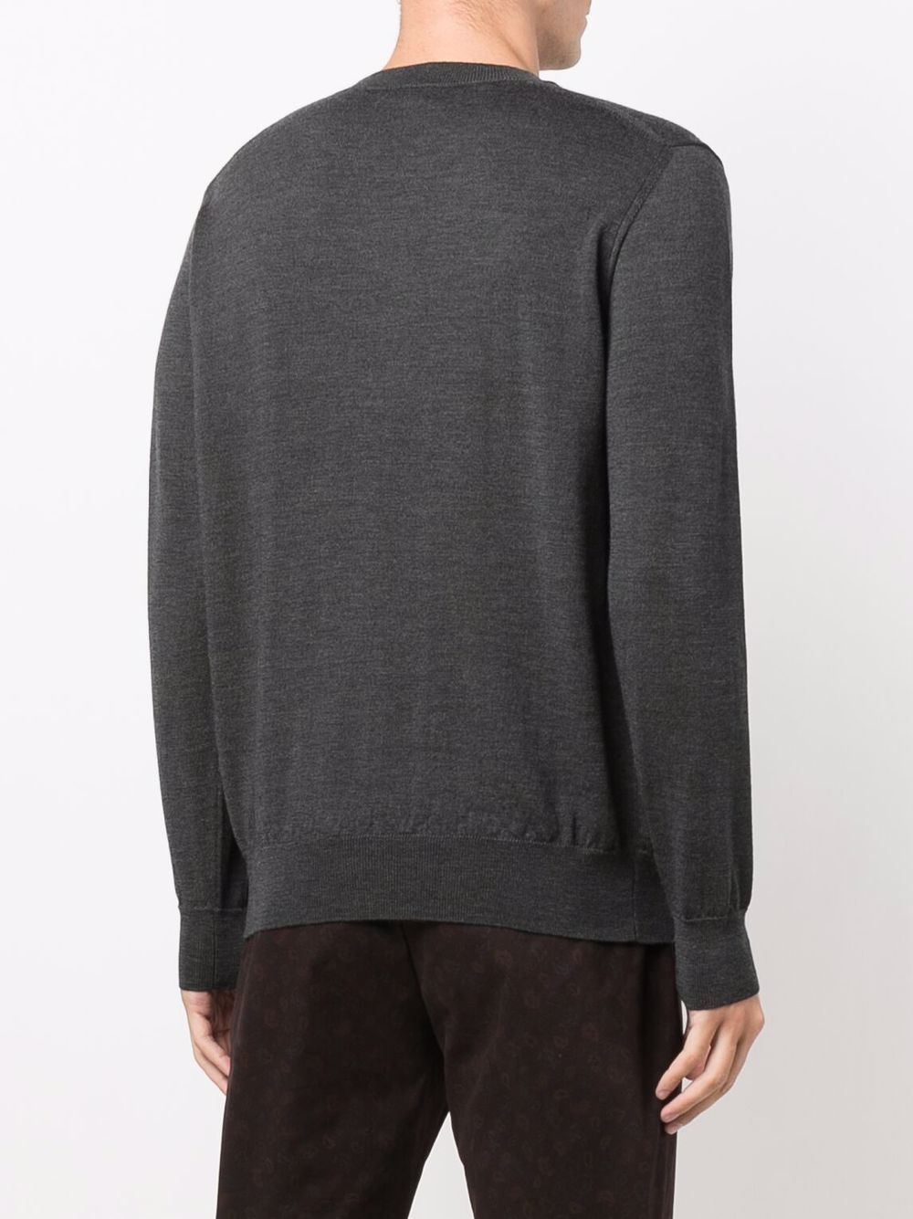 Etro-OUTLET-SALE-Logo Embroidered Wool Sweater-ARCHIVIST