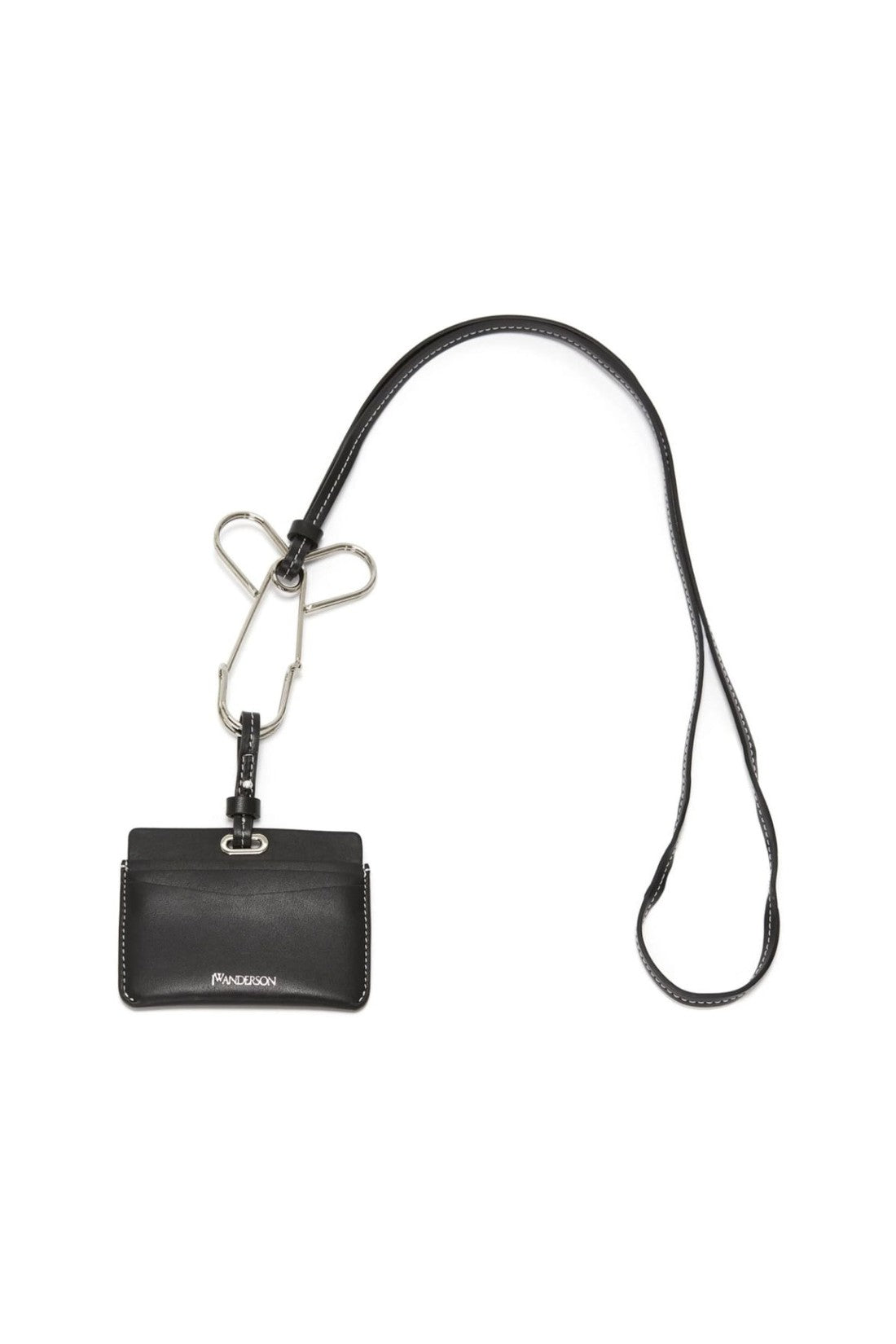 JW Anderson-OUTLET-SALE-Logo Leather Card Holder-ARCHIVIST