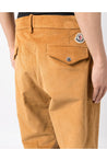 Moncler-OUTLET-SALE-Logo Patch Corduroy Pants-ARCHIVIST