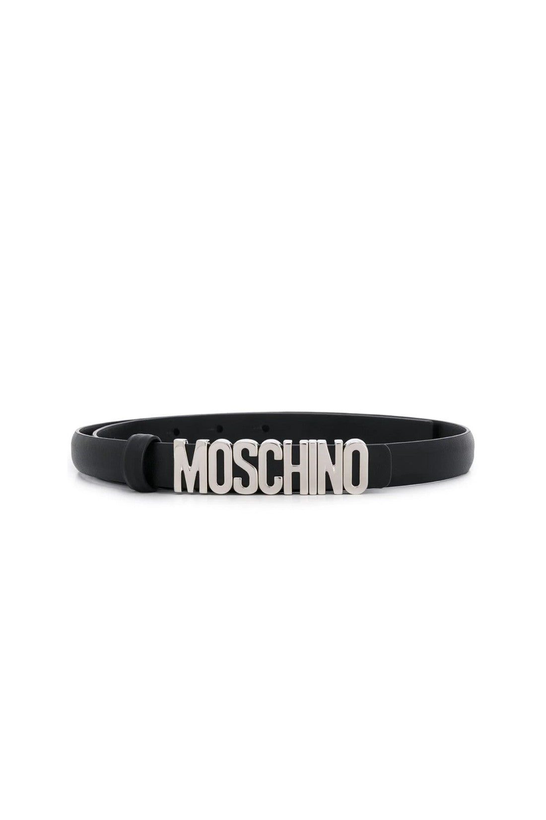 Moschino-OUTLET-SALE-Logo Plaque Belt-ARCHIVIST