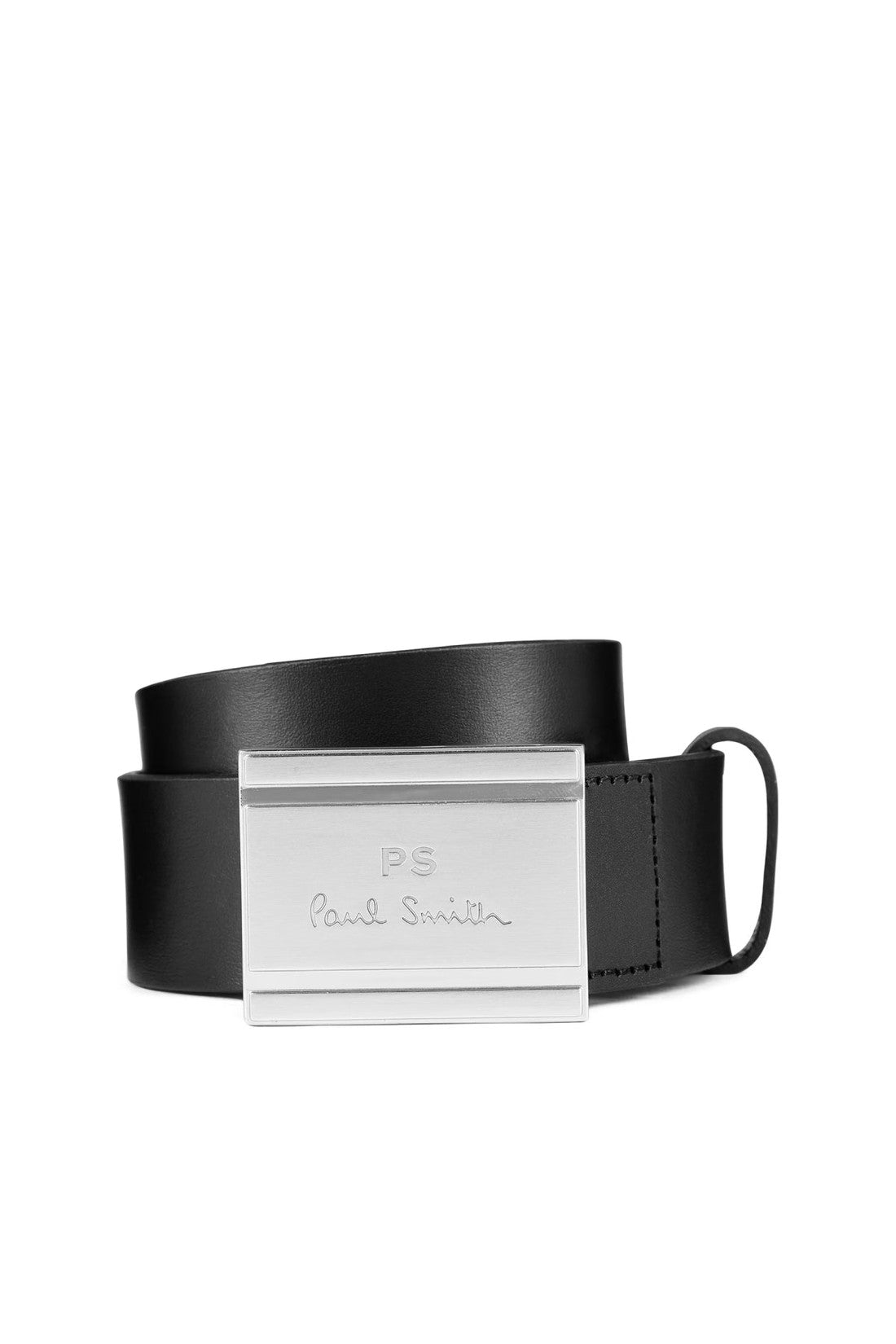 Paul Smith-OUTLET-SALE-Logo Plaque Buckle Belt-ARCHIVIST