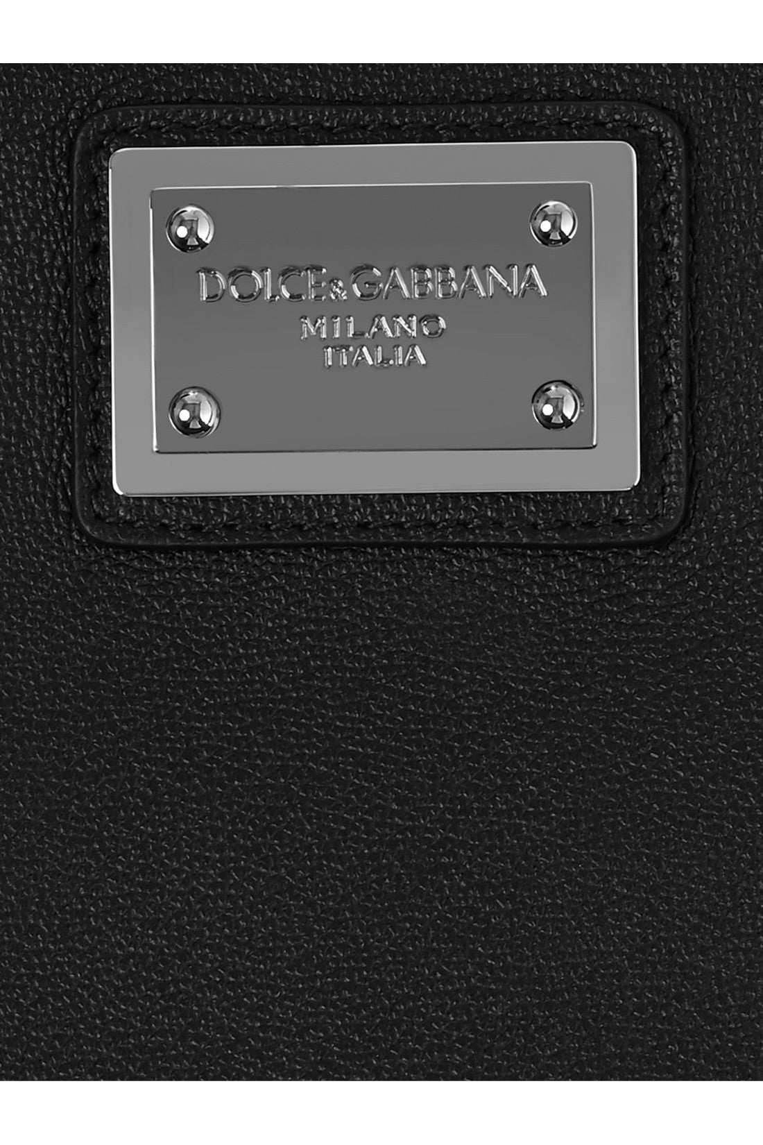 Dolce & Gabbana-OUTLET-SALE-Logo Plaque Clutch Bag-ARCHIVIST