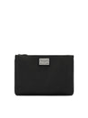 Dolce & Gabbana-OUTLET-SALE-Logo Plaque Clutch Bag-ARCHIVIST