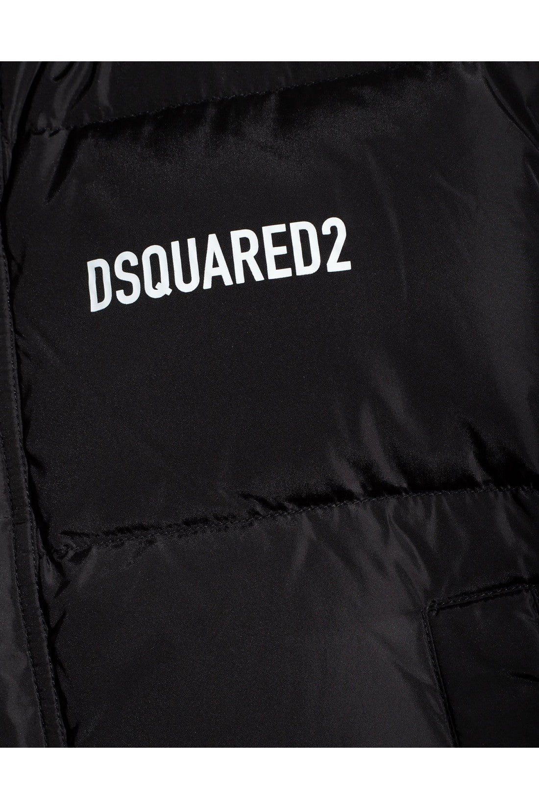 Dsquared2-OUTLET-SALE-Logo Printed Down Vest Jacket-ARCHIVIST