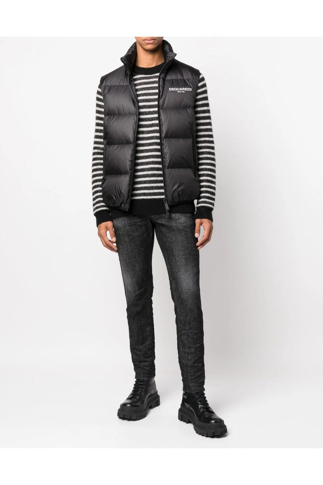 Dsquared2-OUTLET-SALE-Logo Puffer Vest Jacket-ARCHIVIST