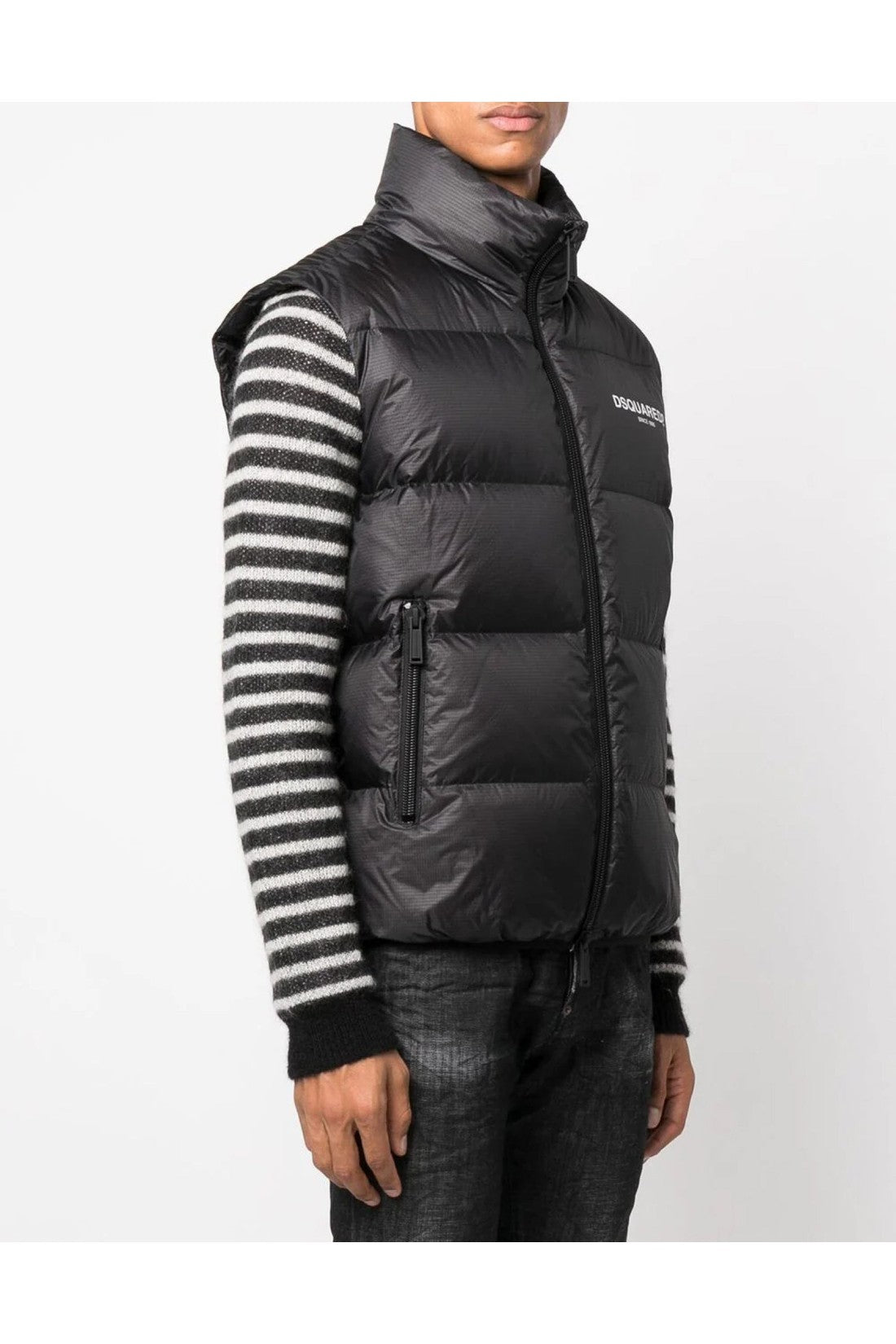 Dsquared2-OUTLET-SALE-Logo Puffer Vest Jacket-ARCHIVIST