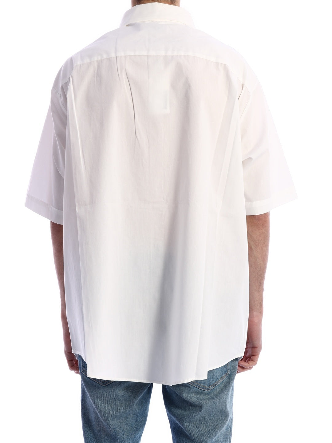 424-OUTLET-SALE-Logo Shirt White-ARCHIVIST