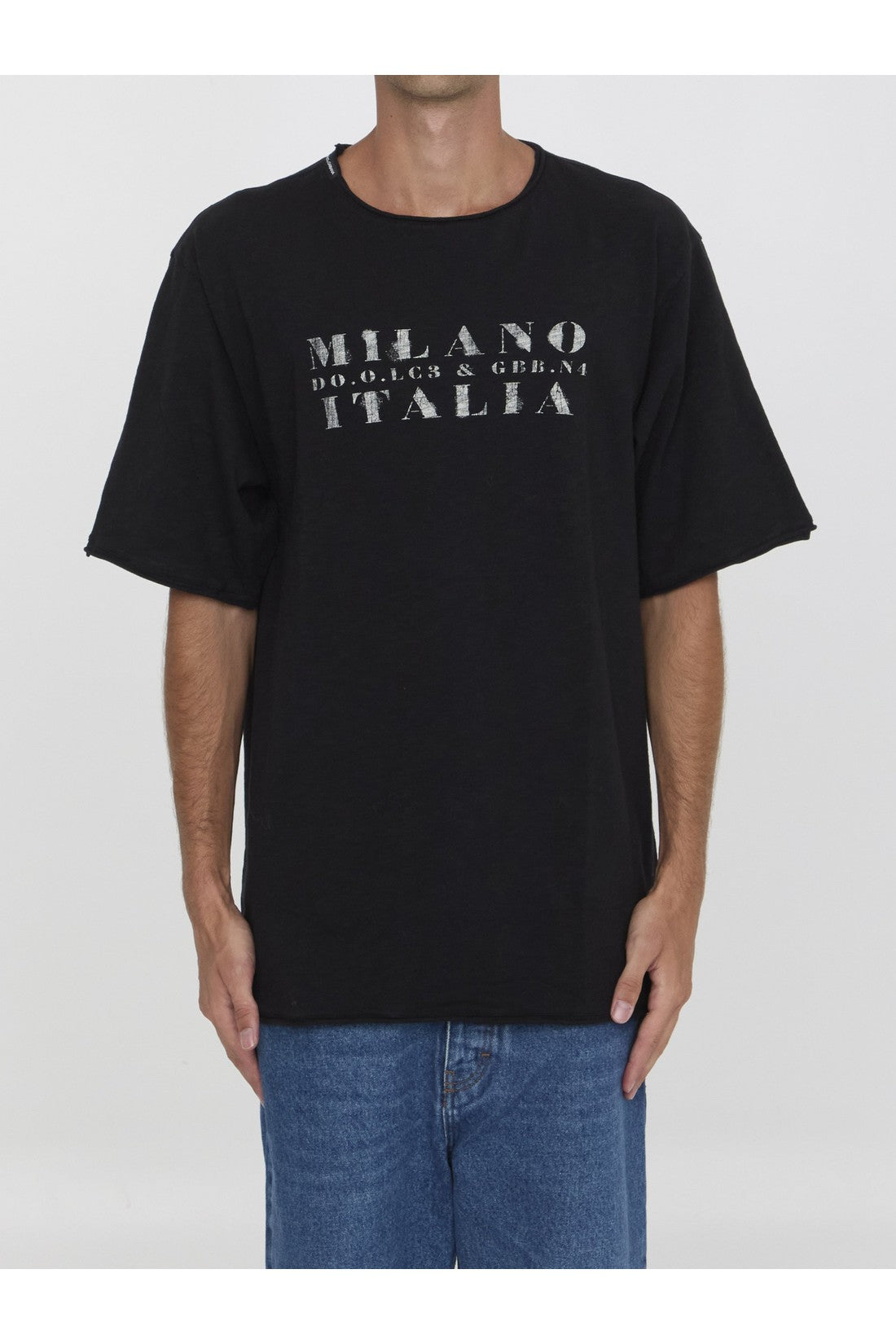 DOLCE&GABBANA-OUTLET-SALE-Logo T-shirt-ARCHIVIST