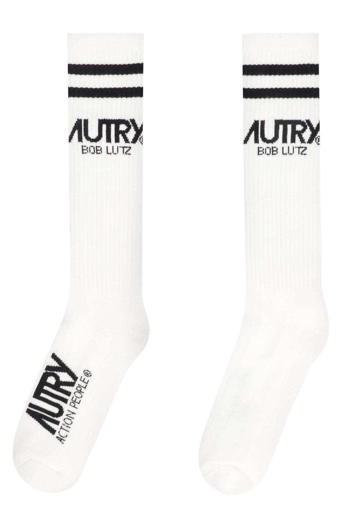Autry-OUTLET-SALE-Logo cotton blend socks-ARCHIVIST