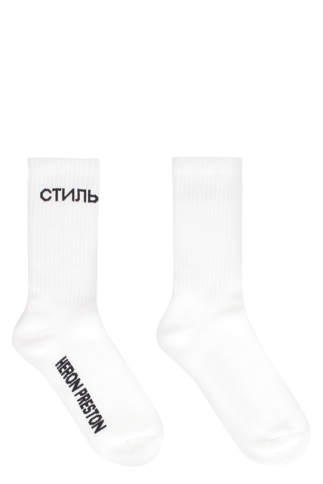 Heron Preston-OUTLET-SALE-Logo cotton blend socks-ARCHIVIST