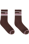 Mother-OUTLET-SALE-Logo cotton blend socks-ARCHIVIST