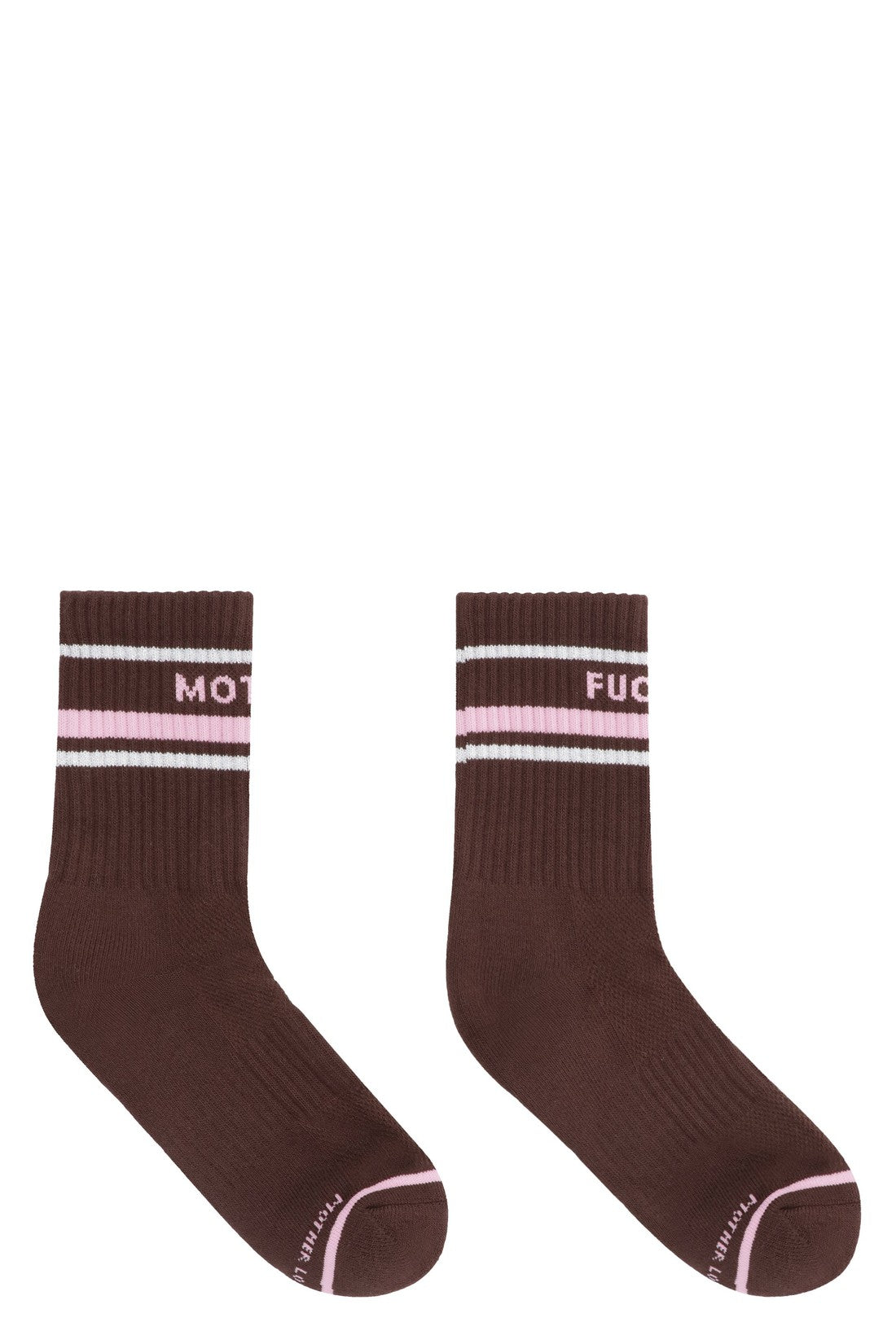 Mother-OUTLET-SALE-Logo cotton blend socks-ARCHIVIST