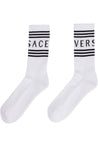 Versace-OUTLET-SALE-Logo cotton blend socks-ARCHIVIST