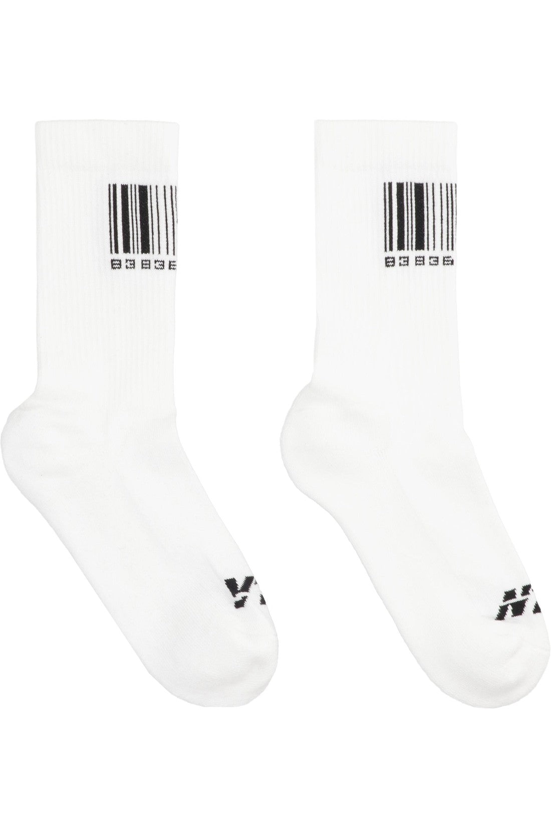 Vetements-OUTLET-SALE-Logo cotton blend socks-ARCHIVIST