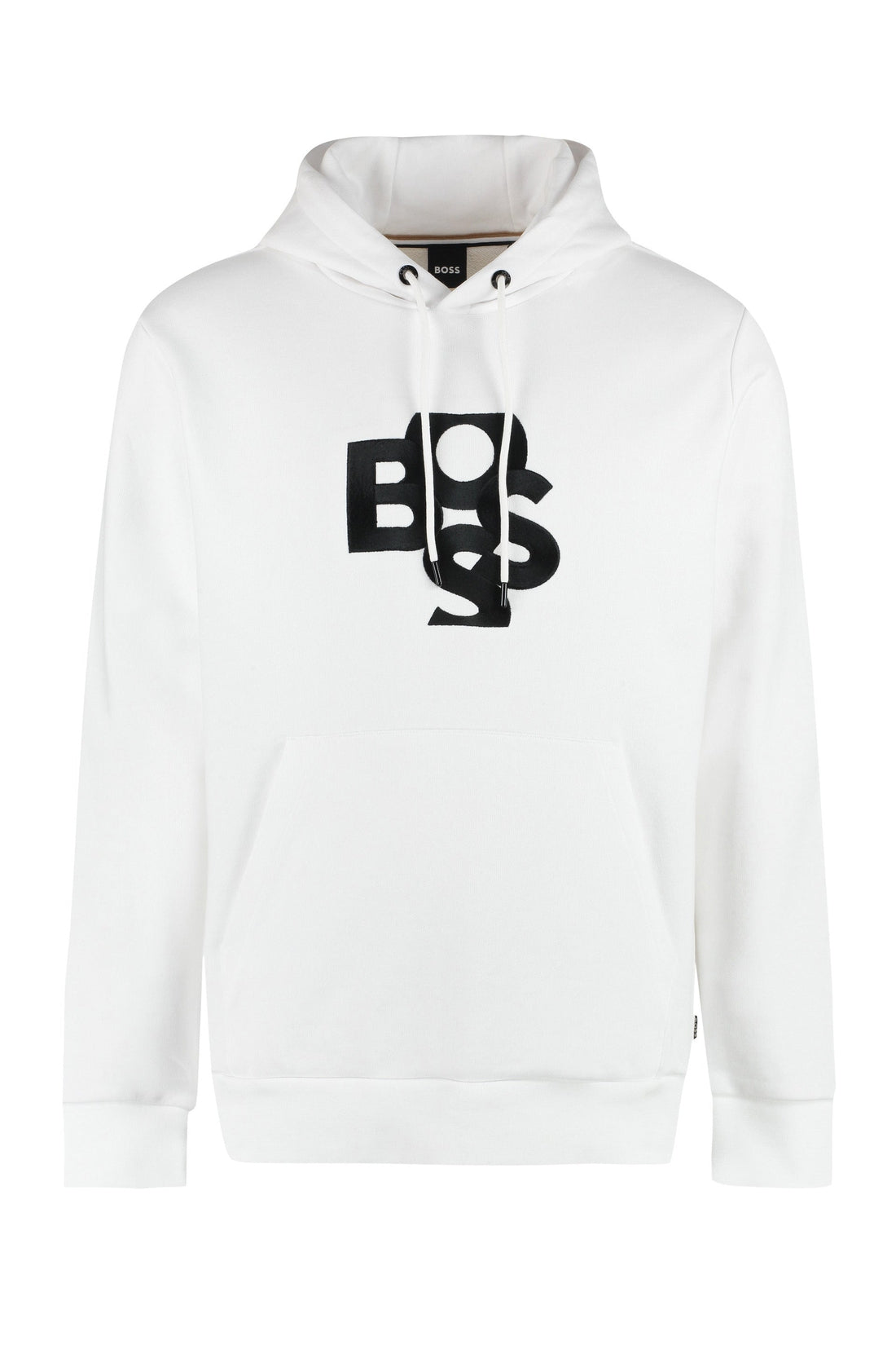 BOSS-OUTLET-SALE-Logo cotton hoodie-ARCHIVIST