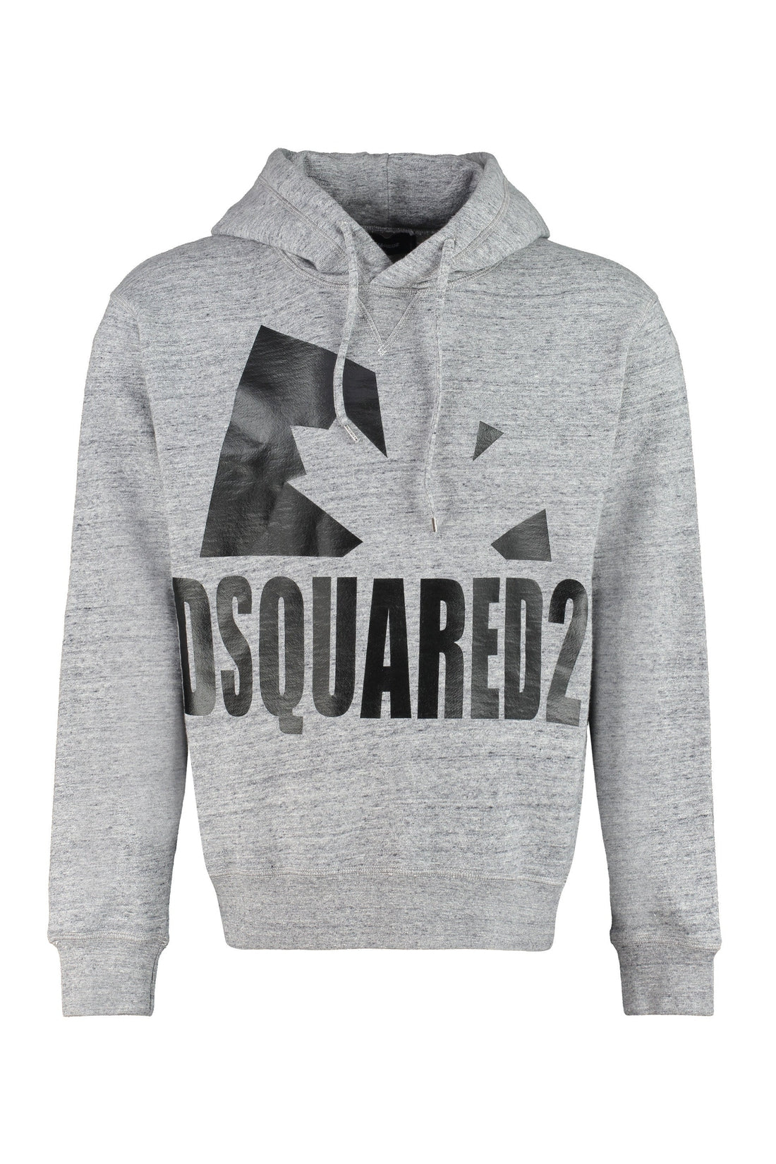 Dsquared2-OUTLET-SALE-Logo cotton hoodie-ARCHIVIST