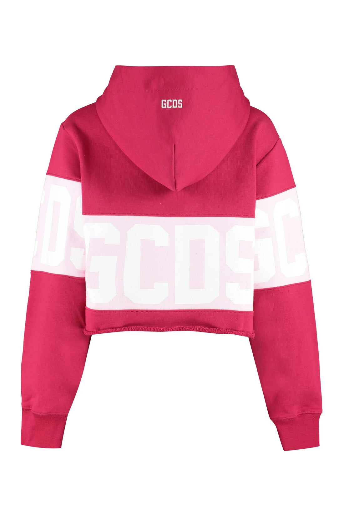 GCDS-OUTLET-SALE-Logo cotton hoodie-ARCHIVIST