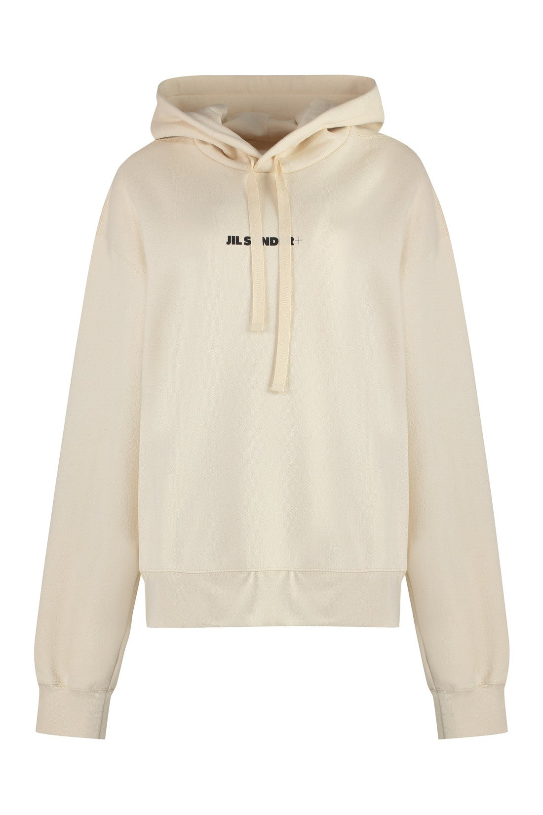 Jil Sander-OUTLET-SALE-Logo cotton hoodie-ARCHIVIST