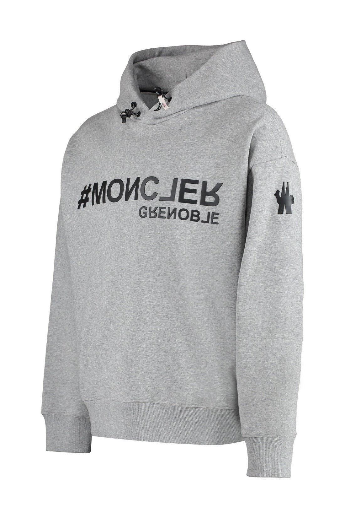 Moncler Grenoble-OUTLET-SALE-Logo cotton hoodie-ARCHIVIST